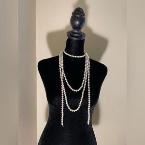 Macy’s 100” pearl necklace - Good value for the price!